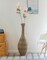 Set of 2 38-inch Tall Artificial Rattan Floor Vase in Elegant Beige - Statement Piece for Living Room Decor, Entryway, or Hallway - Versatile Home Accent for Dried or Silk Floral Arrangements